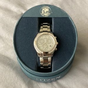 Citizen Eco-Drive Regent Chronograph Diamond Watch for Ladies